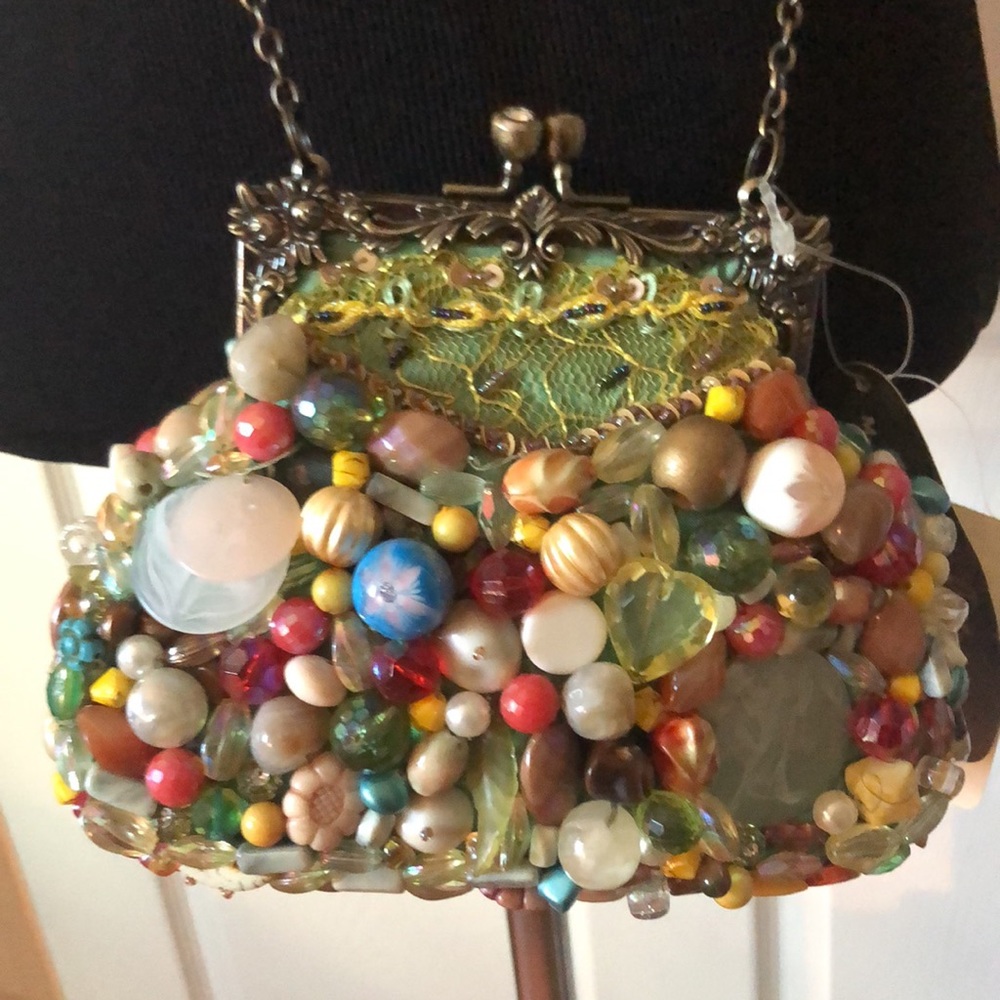 Mary Francis unique crossbody purse.